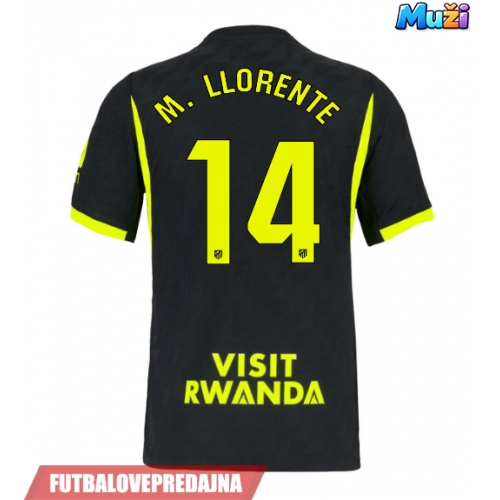 Lacne Muži Futbalové dres Atletico Madrid Marcos Llorente #14 2026-27 Krátky Rukáv - Preč